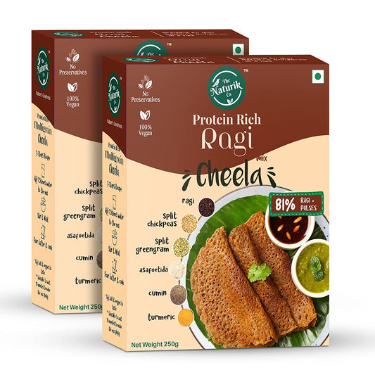 T.N.C. Ragi Millets Cheela Mix - 250g each Pack of 2