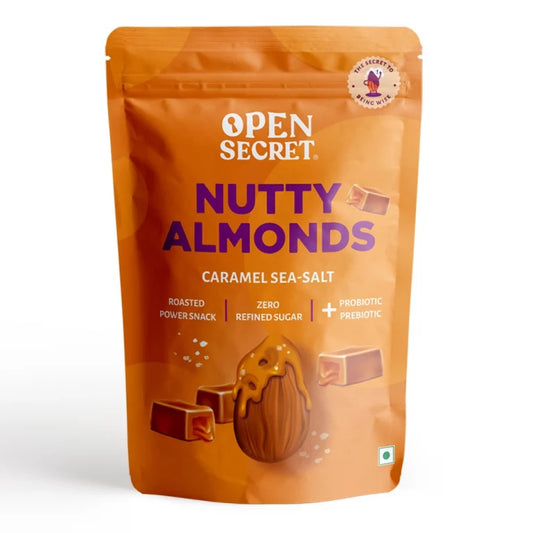 Open Secret Nutty Almonds Caramel Sea Salt - 60g