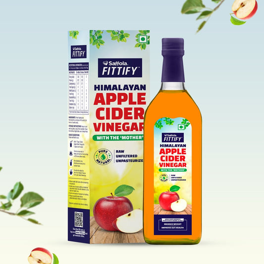 CRED Saffola Fittify Apple Cider Vinegar with The Mother - 500ml