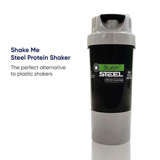Shake Me Steel Protein Shaker 400ml