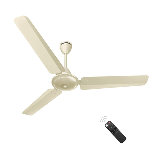 Atomberg Ameza 1200 mm BLDC Motor with Remote 3 Blade Ceiling Fan  Ivory Pack of 1