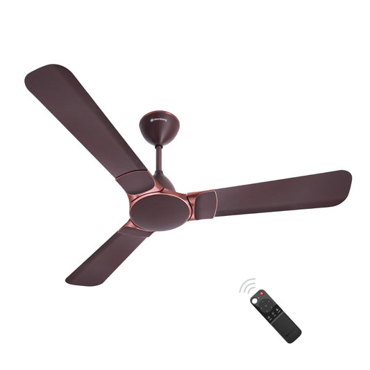 Atomberg Erica 1200 mm BLDC Motor with Remote 3 Blade Ceiling FanUmber Brown