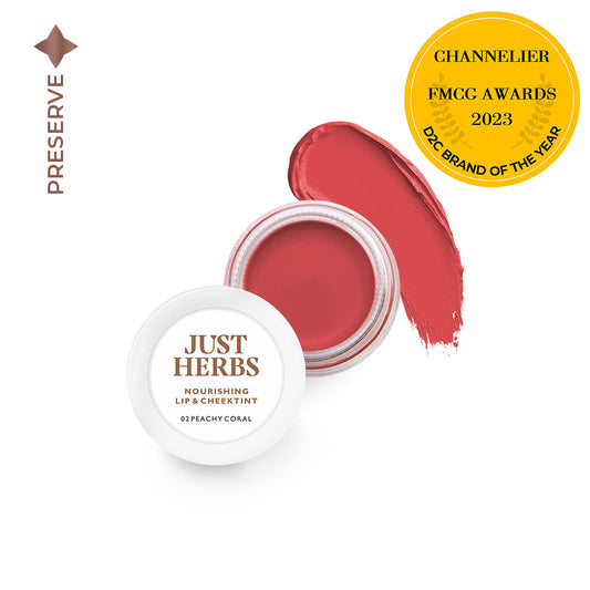 Nourishing Lip and Cheek Tint Peachy Coral