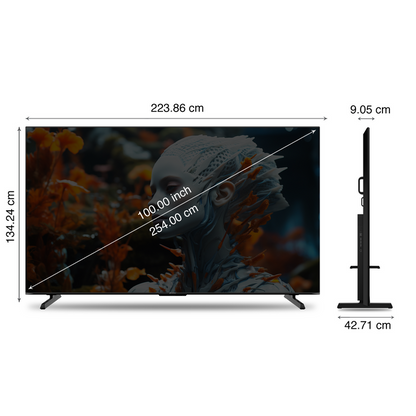 Sansui 254cm 100 inches QLED 4K Far Field Google TV