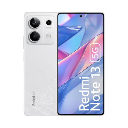 Redmi Note 13 5G Arctic White 8GB RAM 256GB Storage  5G Ready  120Hz Bezel-less AMOLED  7.mm Slimmest Note Ever  108MP Pro-grade Camera