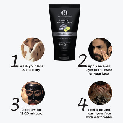 Charcoal Peel Off Mask  Charcoal  Gooseberry