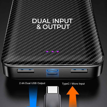 Conekt 10000mAh  Power Bank Zeal Proton Black