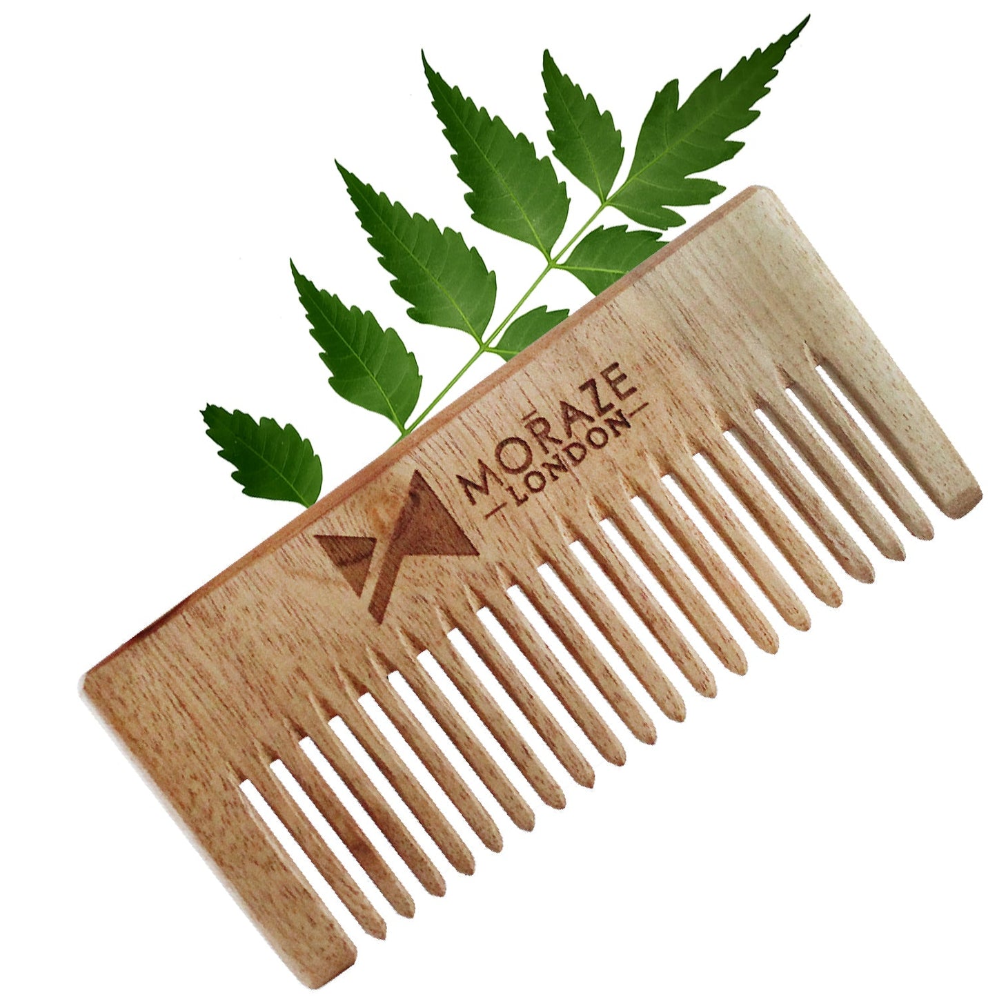 Pure Neem Wood Comb Brown