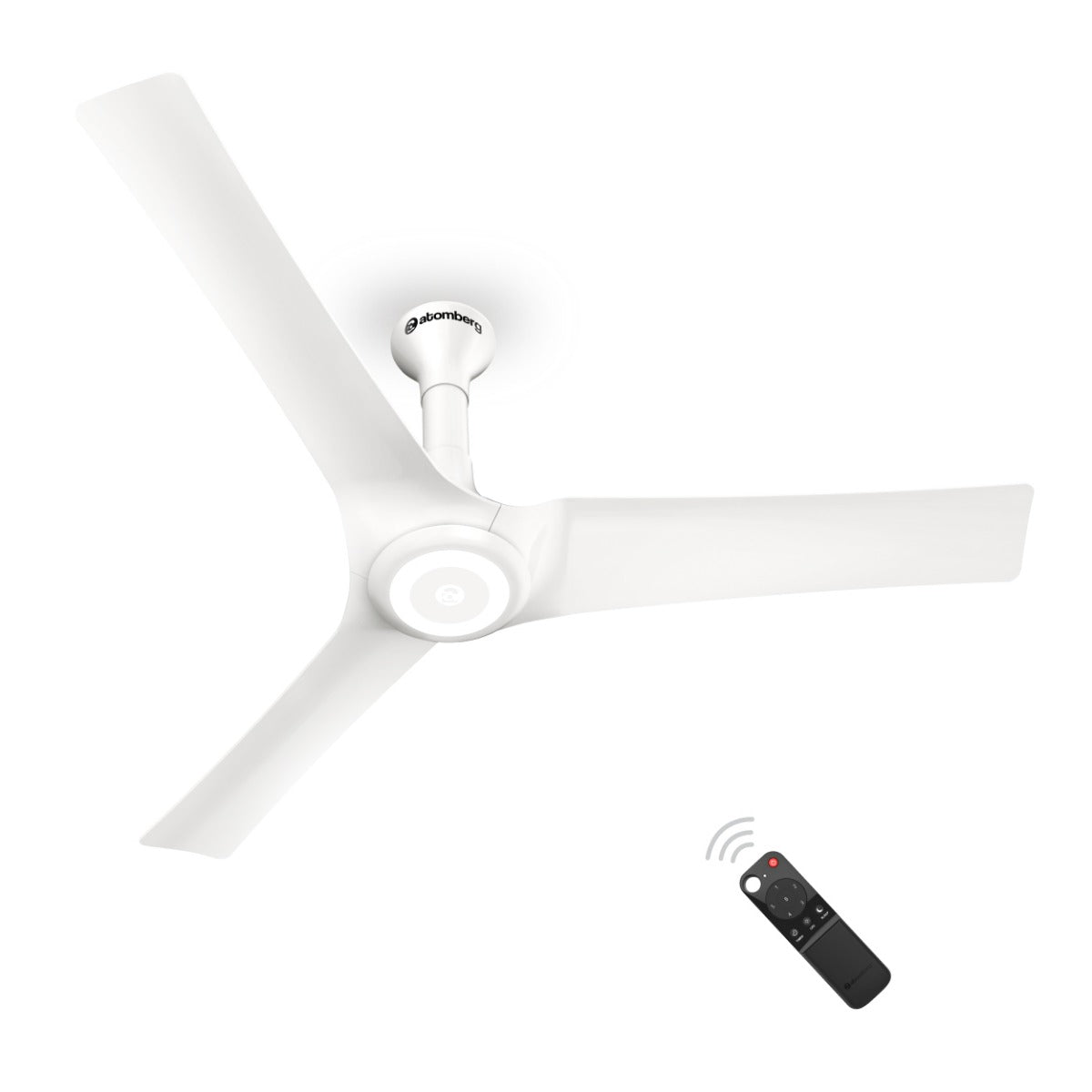 Atomberg Aris Starlight 1200 mm BLDC Ceiling Fan with IoT Remote Control  Underlight LED with 3 Colour Options  Marble White