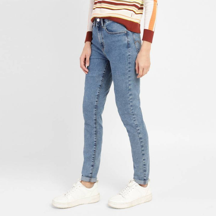 LEVIS721 Women Skinny Mid Rise Blue Jeans  High Rise Skinny