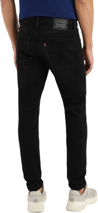 LEVISRegular Men Tapered Fit Mid Rise Black Jeans  Skinny Taper