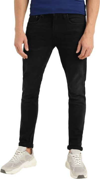 LEVISRegular Men Tapered Fit Mid Rise Black Jeans  Skinny Taper