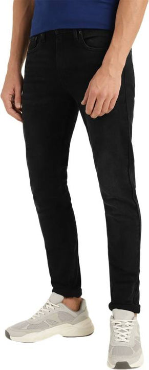 LEVISRegular Men Tapered Fit Mid Rise Black Jeans  Skinny Taper