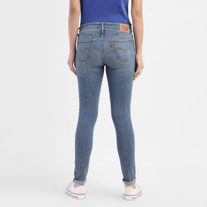 Levis Womens 711 Skinny Fit Mid Rise Jeans  Skinny