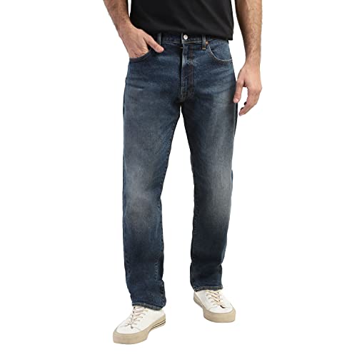 Levis Mens 551 Loose Straight Fit Mid-Rise Jeans  Straight