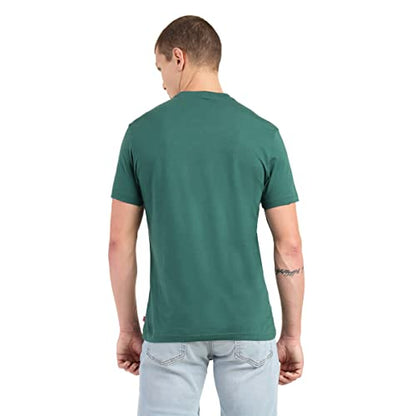 Levis Mens Regular Fit Graphic T-Shirt-Green