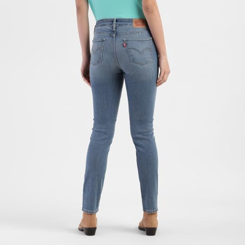 Levis Womens 712 Regular Fit Mid Rise Jeans  Slim