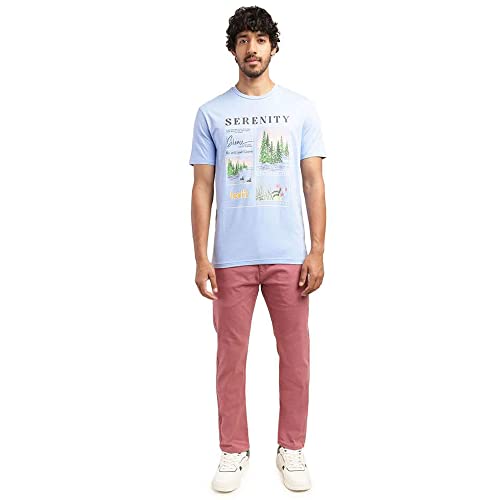 Levis Mens Regular Fit Graphic T-Shirt-Blue