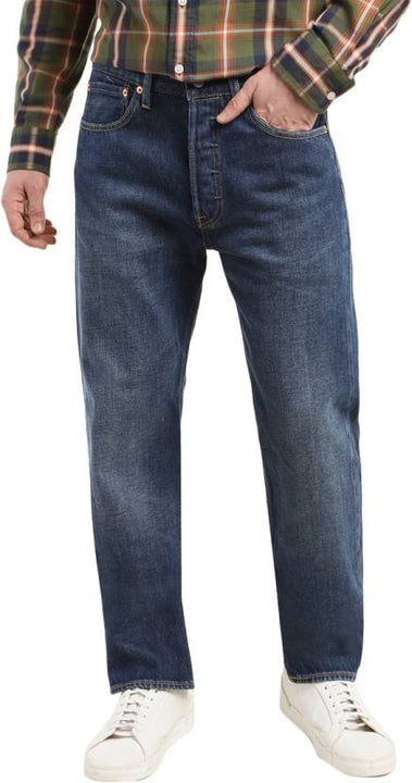 LEVISMen Regular Mid Rise Dark Blue Jeans  Straight Leg