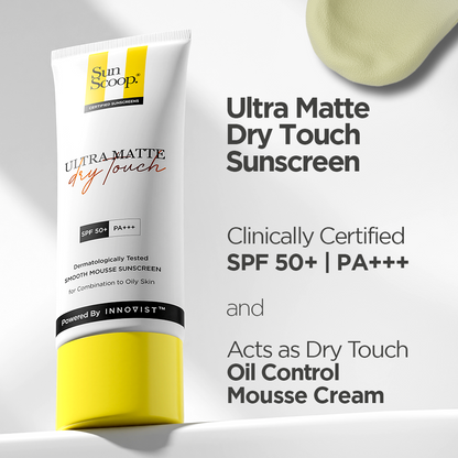 Oil Free Ultra Matte Sunscreen for Oily Skin  SPF 50 PA 45g