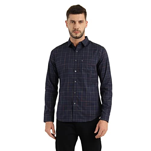 Levis Mens Checked Slim Fit Shirt