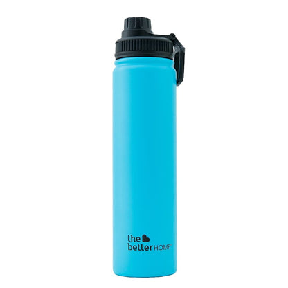 The Better Home Bolt 710ml Stainless Steel Insulated Sipper Water BottleThermos Hot and Cold Water FlaskSipper Bottle for Adults and KidsSteel Bottle for Gym Office HomeTeal