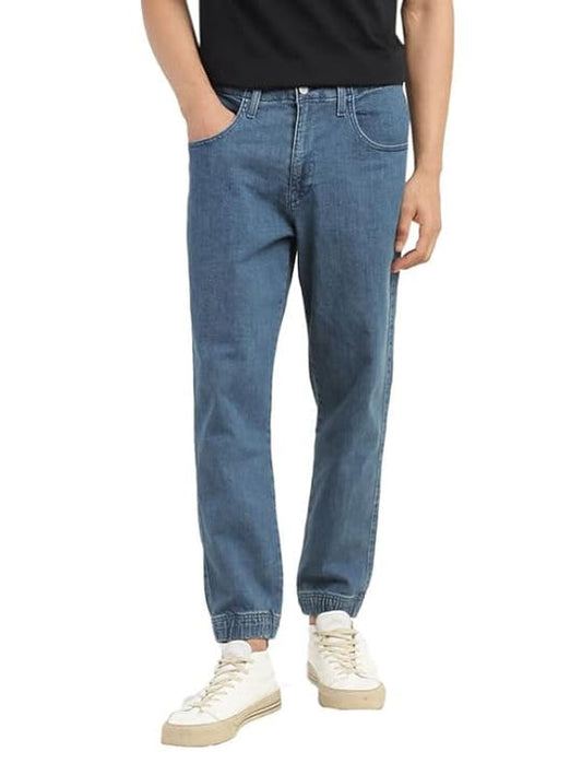 Levis Men Solid Relaxed Fit Denim  Joggers