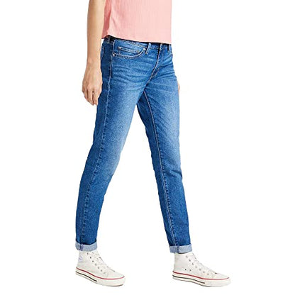 Levis Womens 711 Skinny Fit Mid Rise Jeans 26