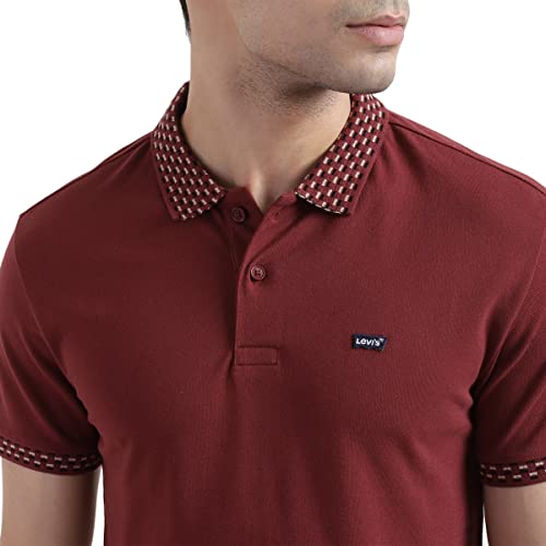 Levis Mens Regular Fit Solid Polo T-Shirt