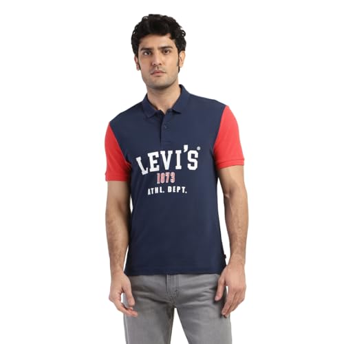 Levis Mens Regular Fit Brand Logo Polo T-Shirt