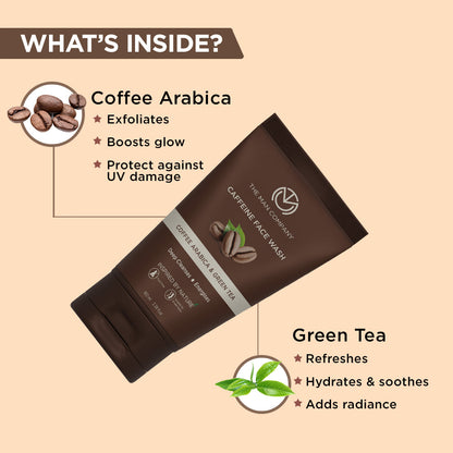 Caffeine Face Wash   Coffee Arabica  Green Tea