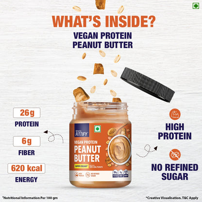 Saffola Fittify Vegan Protein - Peanut Butter