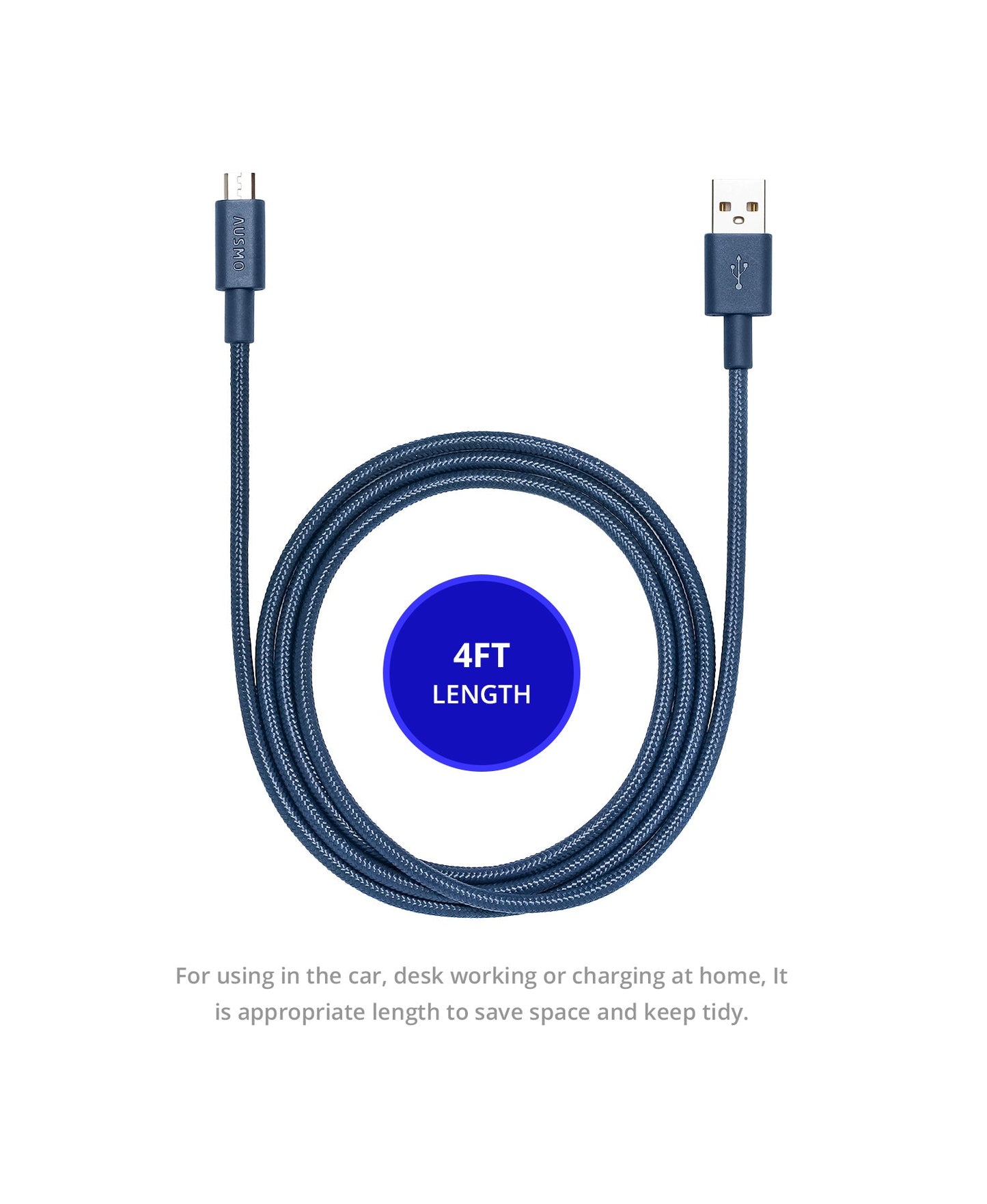 Micro USB 2-Pack 4 FT and 4FT Cable CORE