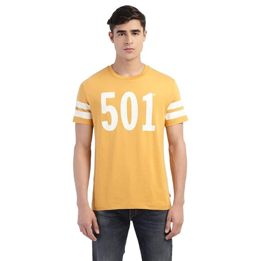 Levis Mens Regular Fit T-Shirt 16960-0890Yellow