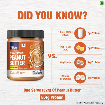 Saffola Fittify Vegan Protein - Peanut Butter