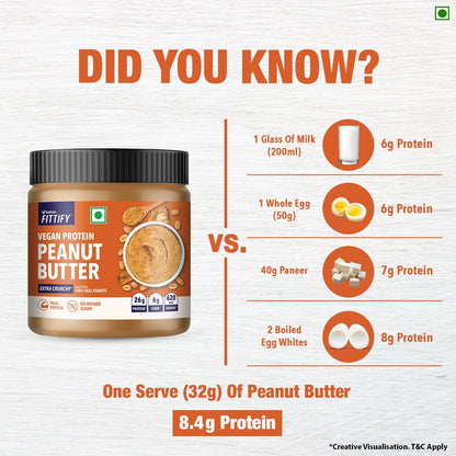 Saffola Fittify Vegan Protein - Peanut Butter