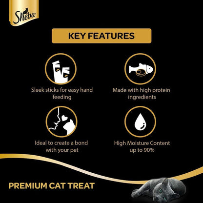 Sheba Chicken  Chicken Whitefish Sasami Selection Melty Premium Cat Treats