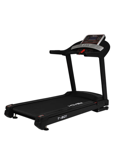 Reach T-901 Treadmill: 7 HP Motor, Auto Incline, LCD Display, 24 Preset Programs, 24 km/h, Max User Weight 130 kg.