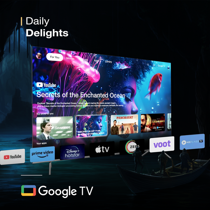 Sansui 165cm 65 inches QLED 4K Google TV