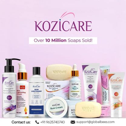 Kozicare Kojic Acid Soap  Glutathione Soap  Glycerin Mint Soap  Detan Soap  Bath Soap Combo Offers  Soaps for Bath  Bathing Soap  Refreshes  Cools Skin  Gives Natural Glow - 75 Gm