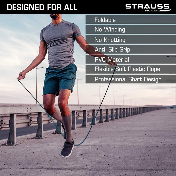 Strauss Skipping Rope GreyOrange