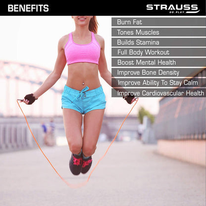 Strauss Skipping Rope GreyOrange