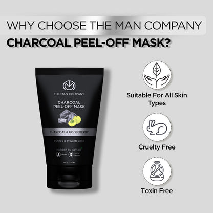 Charcoal Peel Off Mask  Charcoal  Gooseberry