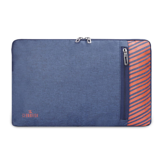 THE CLOWNFISH Algo Polyester Unisex 15.6 Inch Laptop Bag Tablet Case Blue