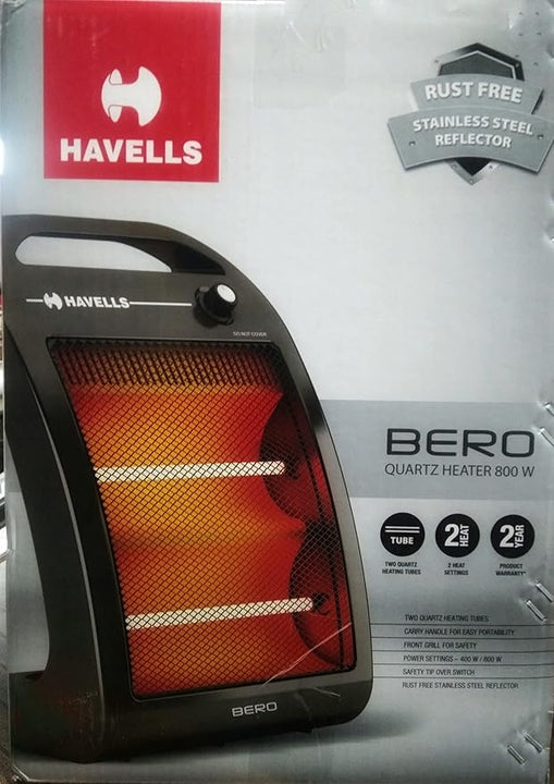 Havells BERO QUARTZ HEATER BLACK 800 W