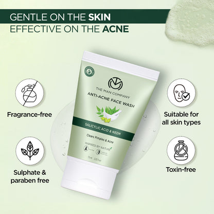 Anti-Acne Face Wash  Neem  Salicylic Acid