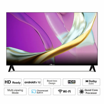 SkyWall 80 cm 32 inches Full HD Smart LED TV 32SW-Voice Frameless Edition  With Voice Assistant