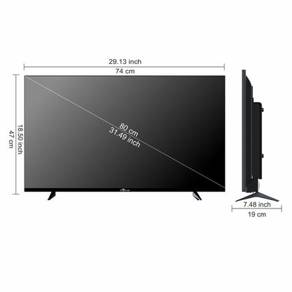 SkyWall 80 cm 32 inches Full HD Smart LED TV 32SW-Voice Frameless Edition  With Voice Assistant