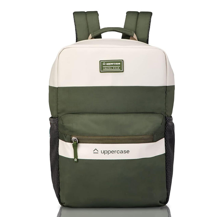 Uppercase Vegan 17L Leather Laptop Backpack 7A Green 2300EBP1GRN