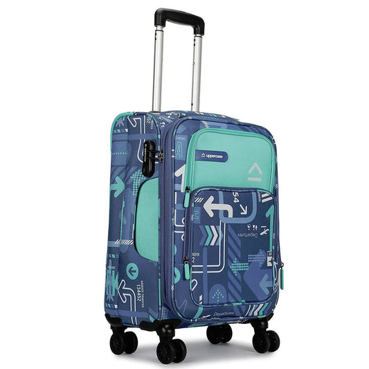 Uppercase JFK Medium Eco Soft Trolley Bag 7100EST1DBL Denim Blue